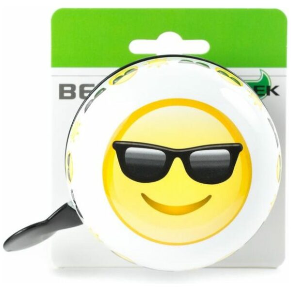 Widek Bel Ding-Dong Emoticon Sunglasses op kaart 4476 Wit/Rood