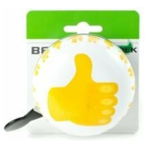 Widek Bel Ding-Dong Emoticon Thumbs up op kaart 4478 Wit/Rood