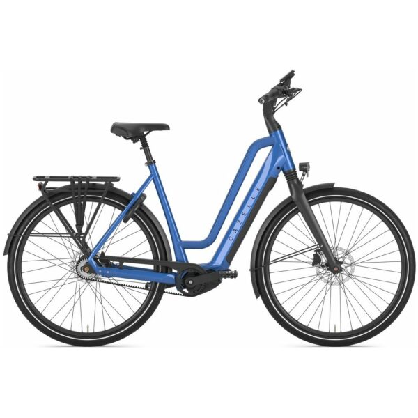 Gazelle Chamonix test e-bike Tropical Blue Glans Dames 2025